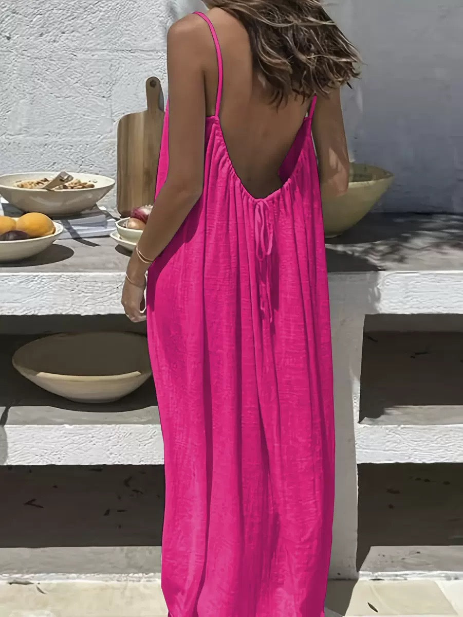 Deja Backless Maxi Dress