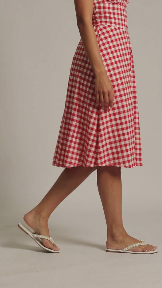 Flora Floral Elastic Waist Sundress