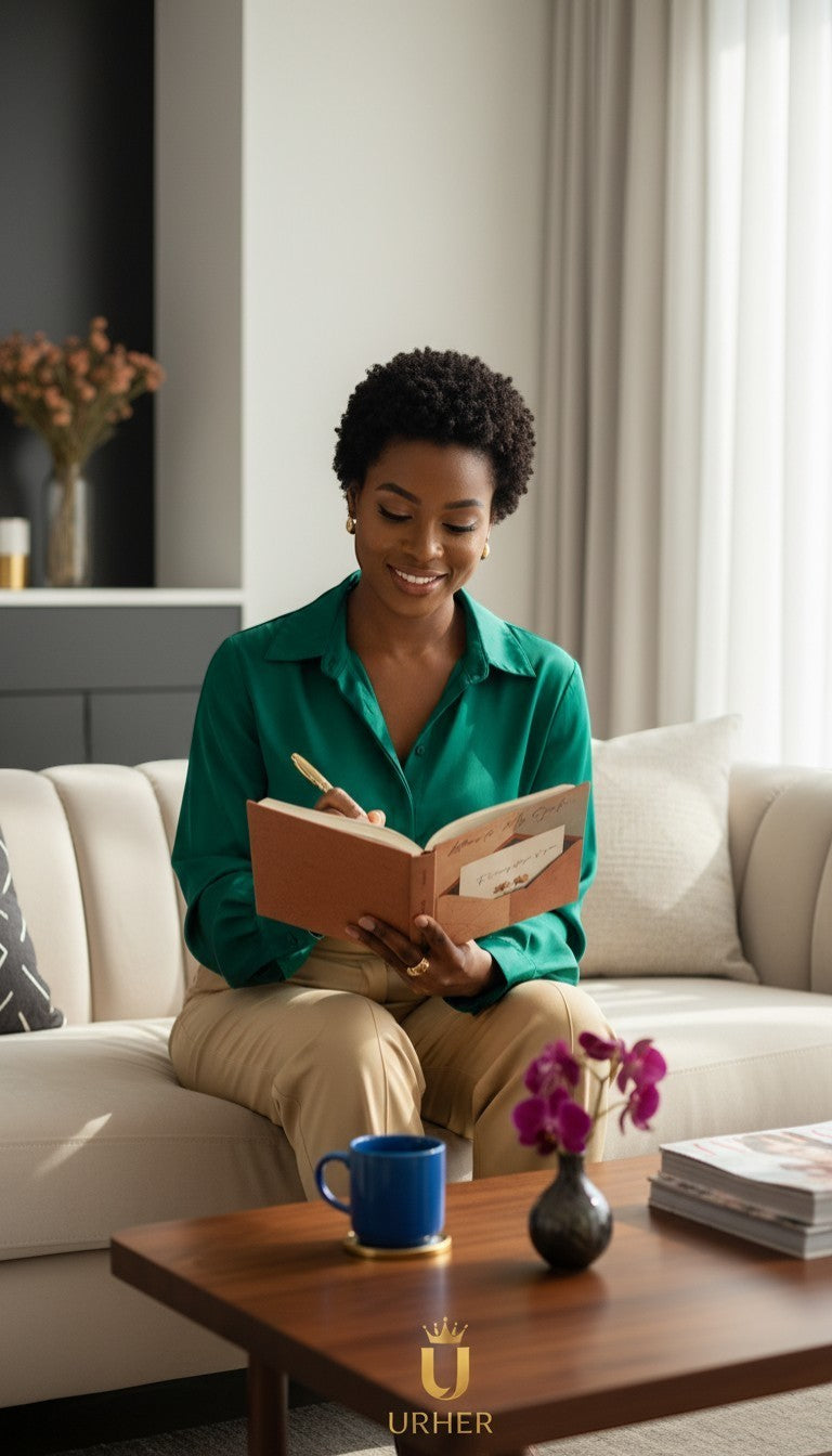 URHER Letters to My Girls devotional journal, a digital download for women, featuring scripture and reflection prompts.